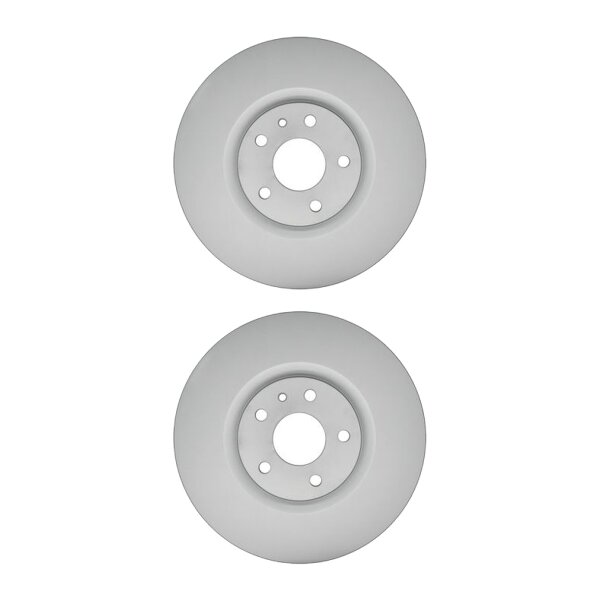 2 Brake Discs internally ventilated Ø 63.5 mm 28 mm HELLA for FORD MONDEO