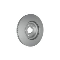 2 Brake Discs internally ventilated Ø 63.5 mm 28 mm HELLA for FORD MONDEO