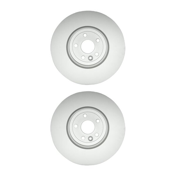 2 Brake Discs internally ventilated Ø 63.6 mm 32 mm HELLA for JAGUAR F-PACE