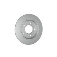 2 Bremsscheiben voll Ø 76 mm 10 mm HELLA passend für u.a. HYUNDAI ELANTRA