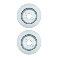 2 Brake Discs externally ventilated Ø 69 mm 22 mm...