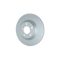 2 Brake Discs full Ø 65 mm 10 mm HELLA suitable for e.g. AUDI A1