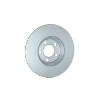 2 Brake Discs full Ø 65 mm 10 mm HELLA suitable for e.g. AUDI A1