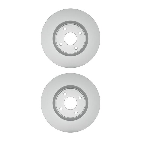 2 Brake Discs internally ventilated Ø 63.6 mm 25 mm HELLA for FORD ECOSPORT