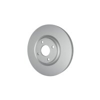 2 Brake Discs internally ventilated Ø 63.6 mm 25 mm HELLA for FORD ECOSPORT