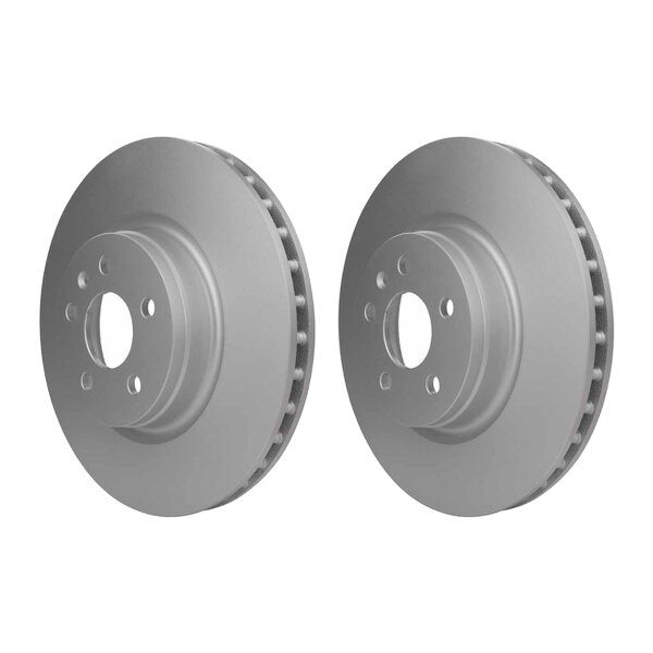 2 Brake Discs internally ventilated Ø 70.2 mm 32 mm HELLA for TESLA MODEL