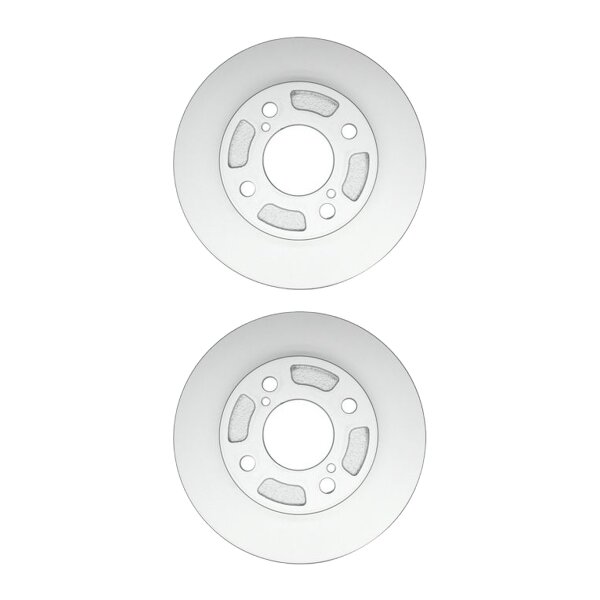 2 Brake Discs internally ventilated Ø 60 mm 20 mm HELLA for SUZUKI CELERIO