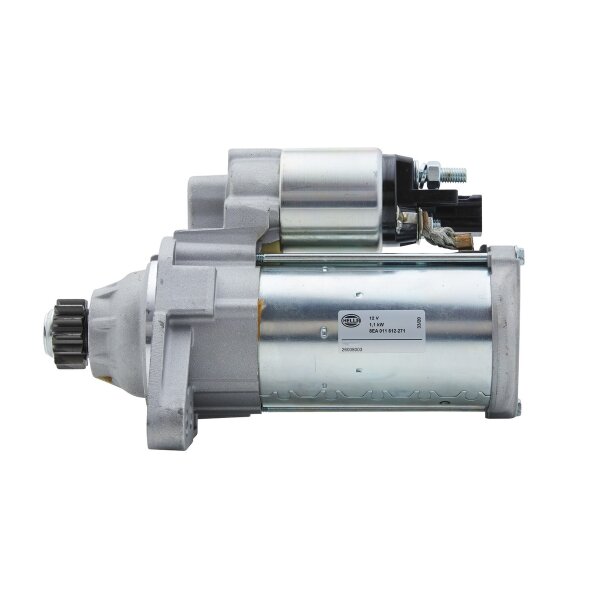 Starter 12 V 0.9 kW 13 teeth HELLA suitable for e.g. VW GOLF