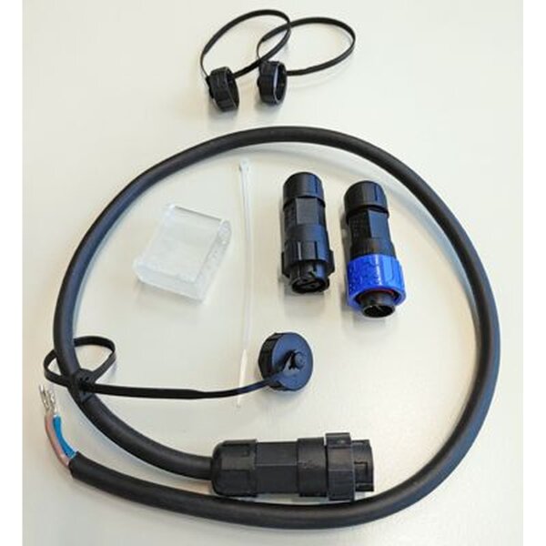 Arbeitsscheinwerfer Halter mit Kappe Stecker Leitung HELLA Kabellänge 500mm