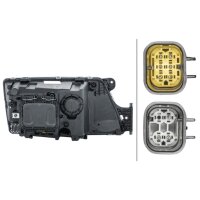 Main headlamp left 24 V PY21W LED HELLA