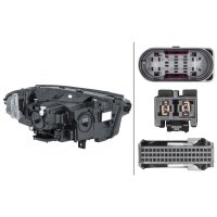 Headlight left 12 V LED HELLA Lighting Expertise suitable for MERCEDES-BENZ GLA