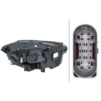 Headlight left LED halogen HELLA for MERCEDES GLA