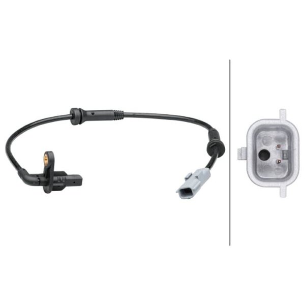 Sensor Raddrehzahl hinten HELLA für DACIA LOGAN MCV II