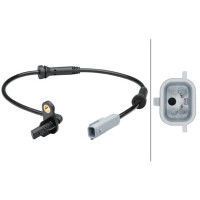 Wheel Speed Sensor 2-pin active 519 mm cable HELLA for...