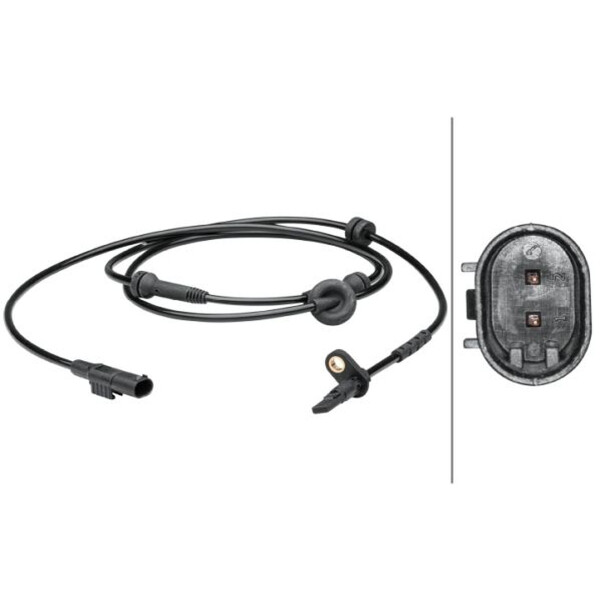 Wheel Speed Sensor 2-pin active 1.785 mm cable HELLA for FIAT PUNTO and others