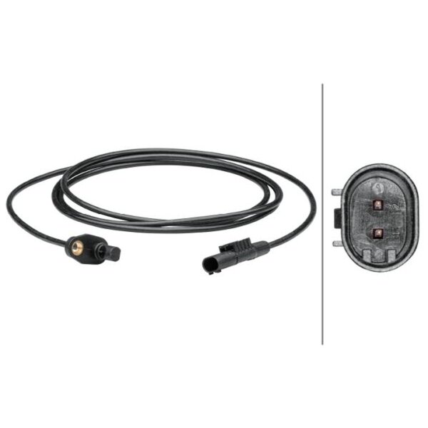 Sensor Raddrehzahl hinten HELLA für MERCEDES SPRINTER 3/5-t Pritsche/Fahrgestell