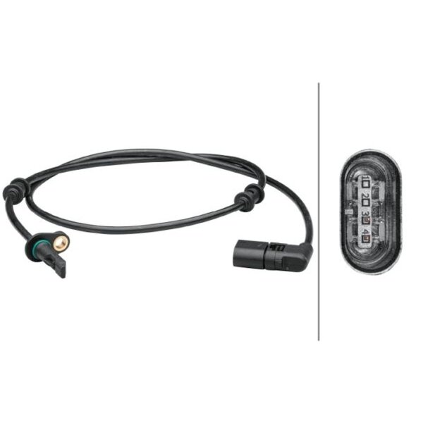 Sensor Raddrehzahl hinten HELLA für MERCEDES C-KLASSE (W205)