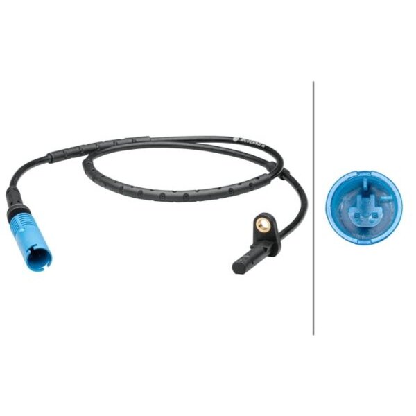 Sensor Raddrehzahl hinten HELLA für BMW X1 (E84)