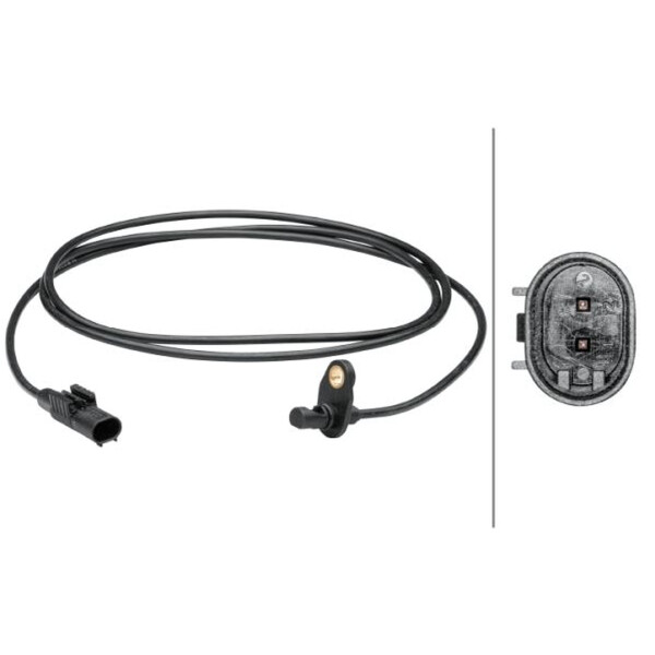 Sensor Raddrehzahl 2-polig aktiv 1.752 mm Kabel HELLA für u.a. MB SPRINTER