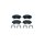 Brake pad set disc brake 18mm HELLA for HYUNDAI Bayon and others