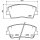 Bremsbelagsatz Scheiben mit Verschleißwarnung 17,6 mm HELLA für u.a. KIA STINGER