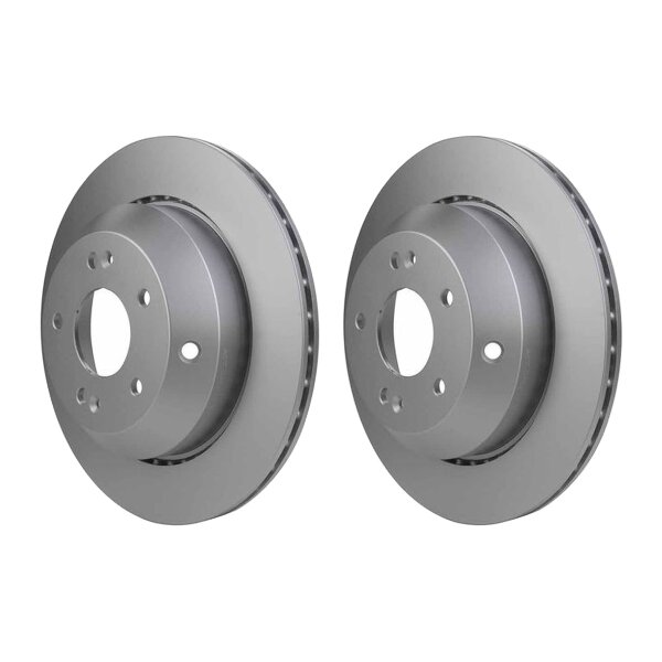 2 Brake Discs externally ventilated Ø 69 mm 18 mm HELLA for KIA SORENTO