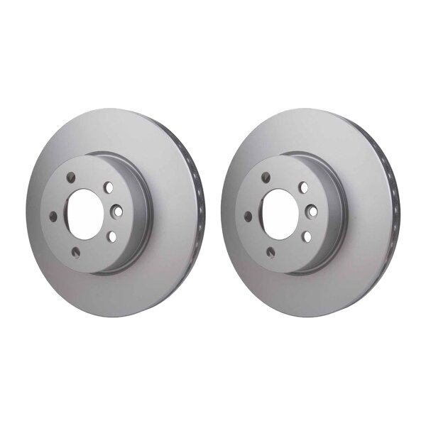 2 Brake Discs internally ventilated Ø 76 mm 30 mm HELLA for e.g. VW CRAFTER