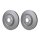 2 Brake Discs internally ventilated Ø 67.5 mm 30 mm HELLA for e.g. OPEL INSIGNIA