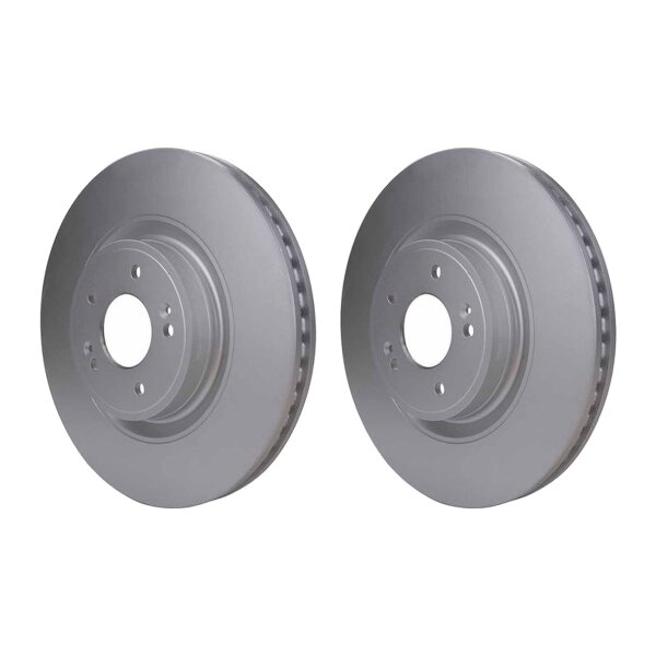 2 Brake Discs internally ventilated Ø 69 mm 30 mm HELLA for GENESIS G70