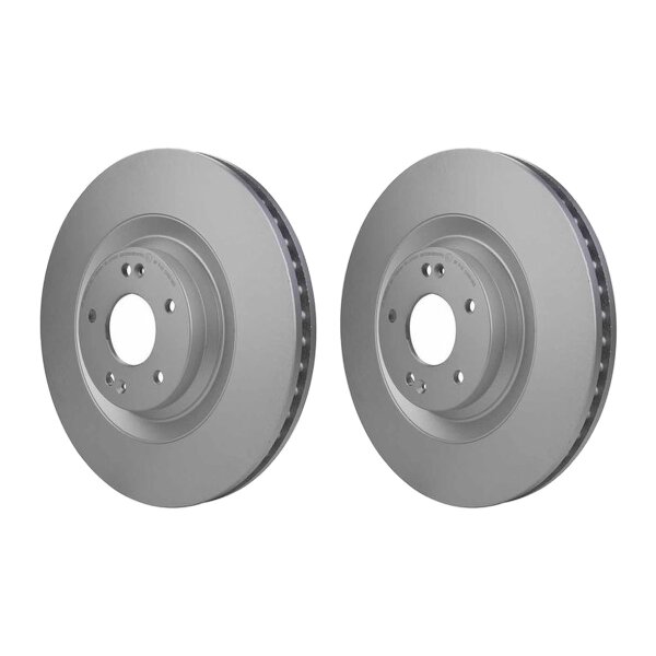 2 Brake Discs internally ventilated Ø 69 mm 30 mm HELLA for HYUNDAI i30