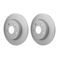 2 Brake Discs full Ø 67 mm 11 mm HELLA suitable...
