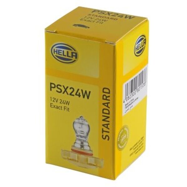 Bulb 12 V 24 W PSX24W Halogen PG20/7 crystal clear HELLA for CHEVROLET