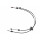 Cable Pull Manual Transmission Double cable pull METZGER for e.g. FORD FOCUS