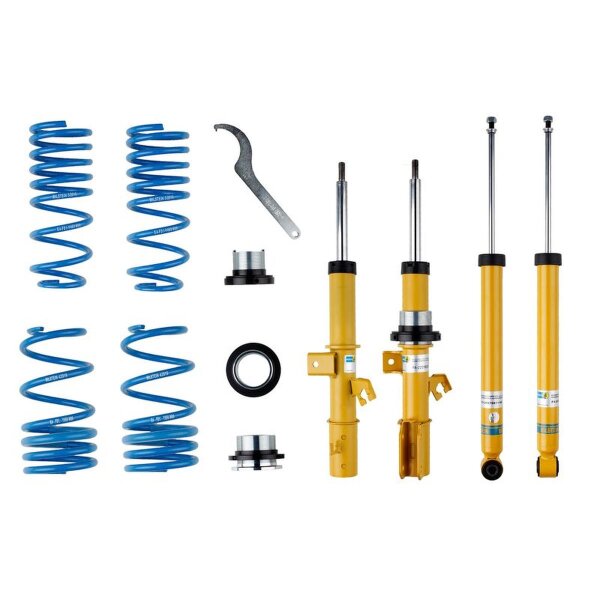 Suspension Kit, springs/shock absorbers Gas Pressure BILSTEIN for NISSAN Micra V