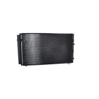 Air conditioning condenser with sealing ring NRF fits TOYOTA PREVIA