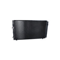Air conditioning condenser with sealing ring NRF fits TOYOTA PREVIA
