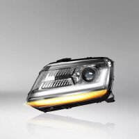 Headlight set LED OSRAM LEDriving black suitable for VW Amarok +200% brighter