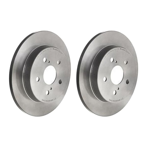 2 brake discs full Ø 281 mm 112 mm coated BREMBO for e.g. LEXUS UX