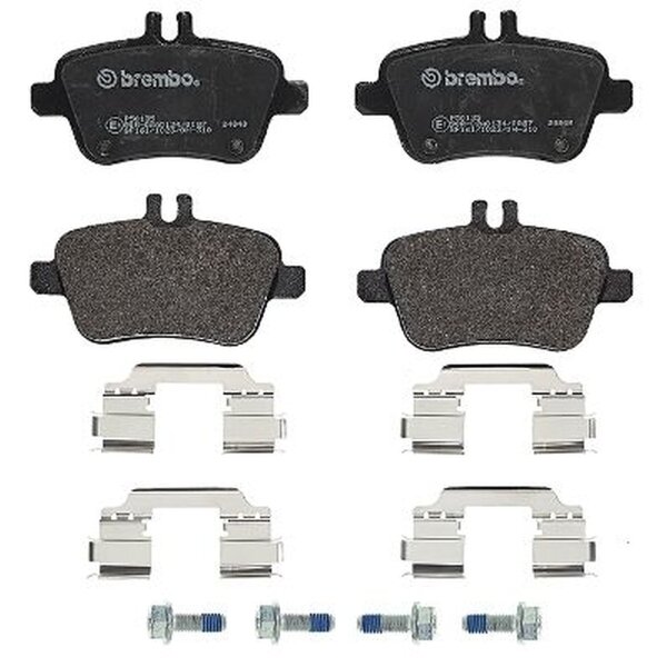 Brake pad set disc brake 18 mm BREMBO for e.g. MERCEDES-BENZ CLA
