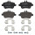 Brake pad set disc brake 18 mm BREMBO for e.g. MERCEDES-BENZ CLA