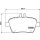 Brake pad set disc brake 18 mm BREMBO for e.g. MERCEDES-BENZ CLA