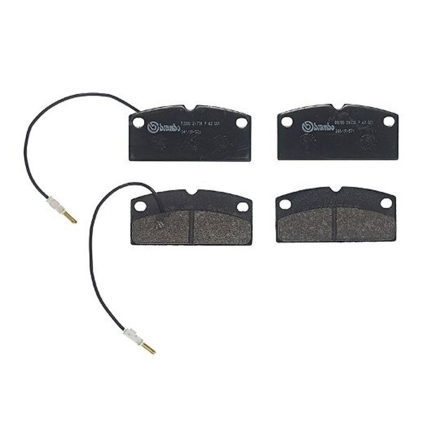 Brake pad set disc brake 10 mm BREMBO suitable for e.g. LIGIER NOVA