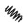 Suspension Spring Rear Axle BILSTEIN for e.g. SEAT Exeo ST