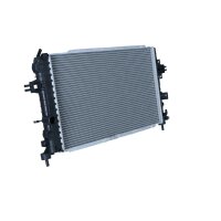 Radiator engine cooling 599 - 368 mm alu NRF for e.g. OPEL ASTRA
