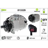 Kompressor Klimaanlage 140mm VALEO für VW...