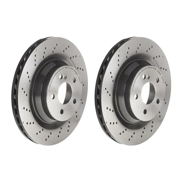 2 brake discs ventilated Ø 330 mm 26 mm BREMBO for MERCEDES-BENZ CLS and others
