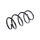 Suspension Spring Front Axle Coil Spring TRISCAN for e.g. RENAULT KANGOO