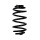 Suspension spring rear axle Ø 13.8 mm 298 mm EIBACH for e.g. OPEL ASTRA H Cara