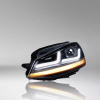 Headlight set LED OSRAM LEDriving black suitable for Golf...