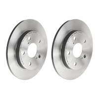2 brake discs full Ø 259 mm 9 mm coated BREMBO for...